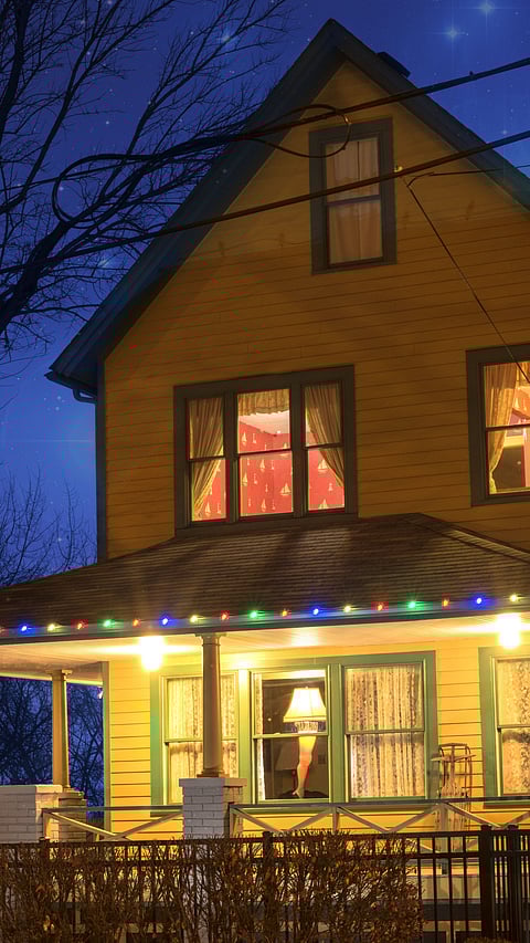 A view of the Christmas Story House, Cleveland