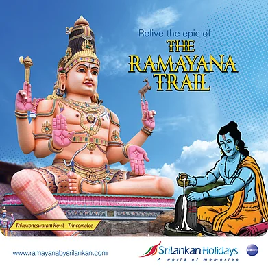 Copyright: SriLankan Airlines : Designed especially for Indian travellers, the Ramayana Trail will immerse people in the places where Lord Rama, Goddess Sita and Hanuman’s adventures unfolded