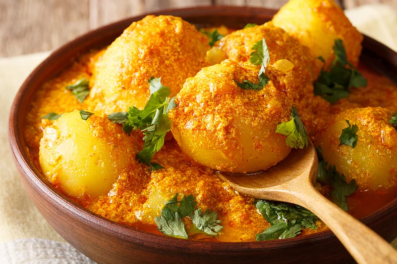 Kashmiri dum aloo is sure to fill you up on winter nights