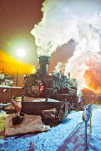 Shutterstock : Christmas and the Polar Express in Durango, Colorado