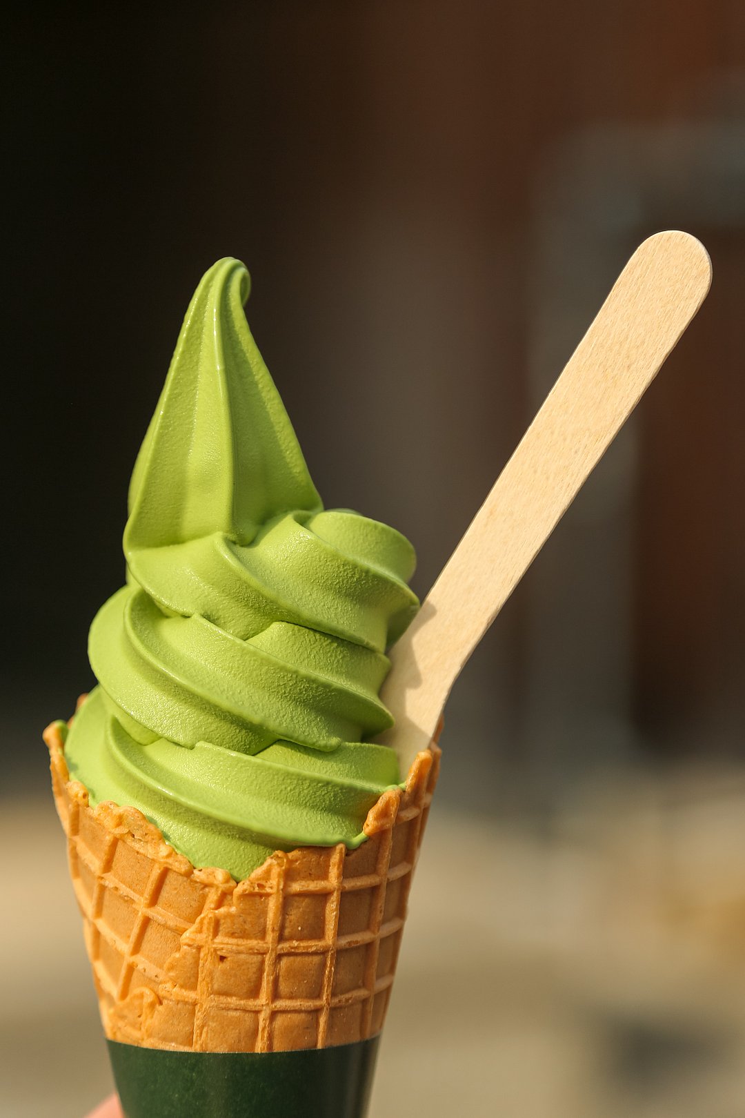 A Matcha Soft Serve