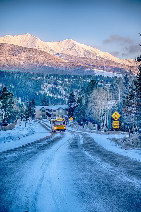 Sunset over Breckenridge, Colorado