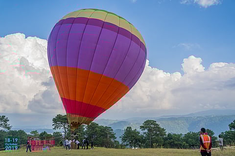 Take a hot air balloon ride