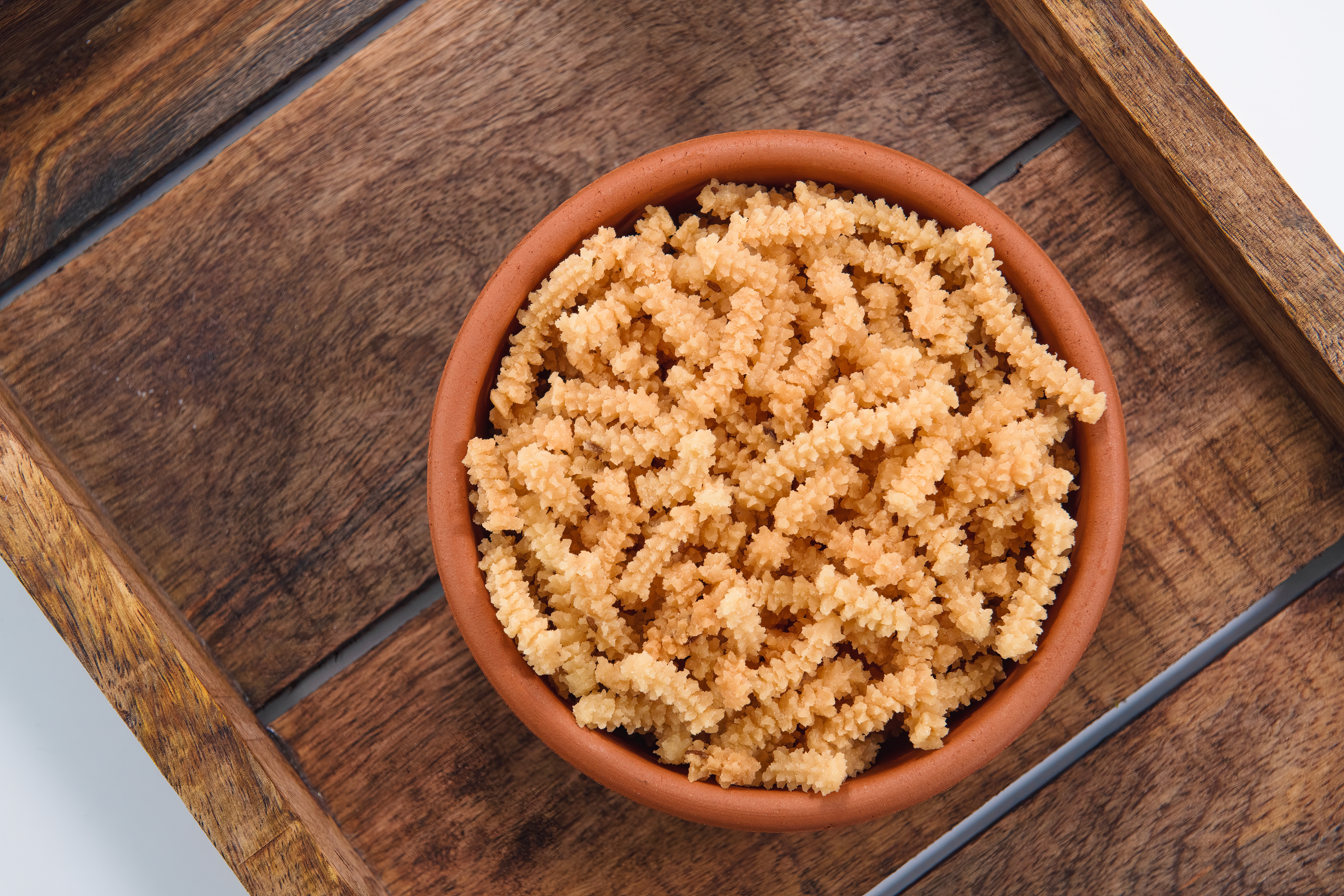Murukku is a twisted fried snack made from rice and lentil dough