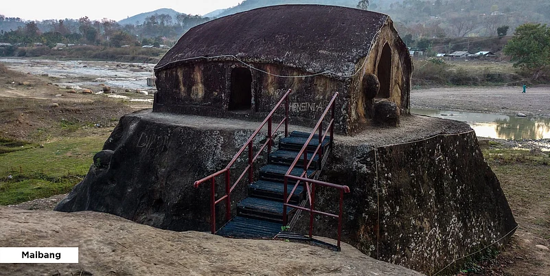 Monolithic Stone Temple in Maibang