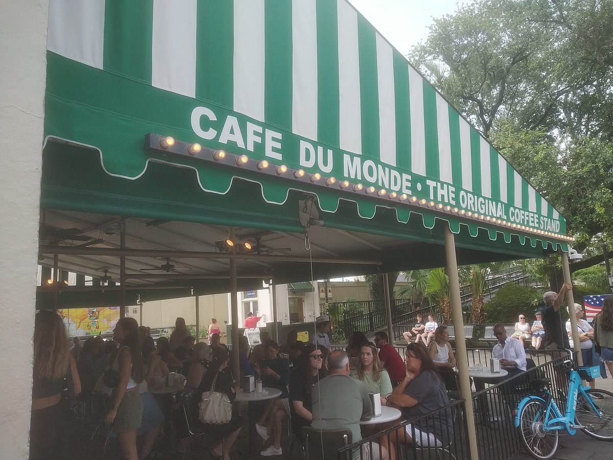 The Café Du Monde is world-famous for its beignets
