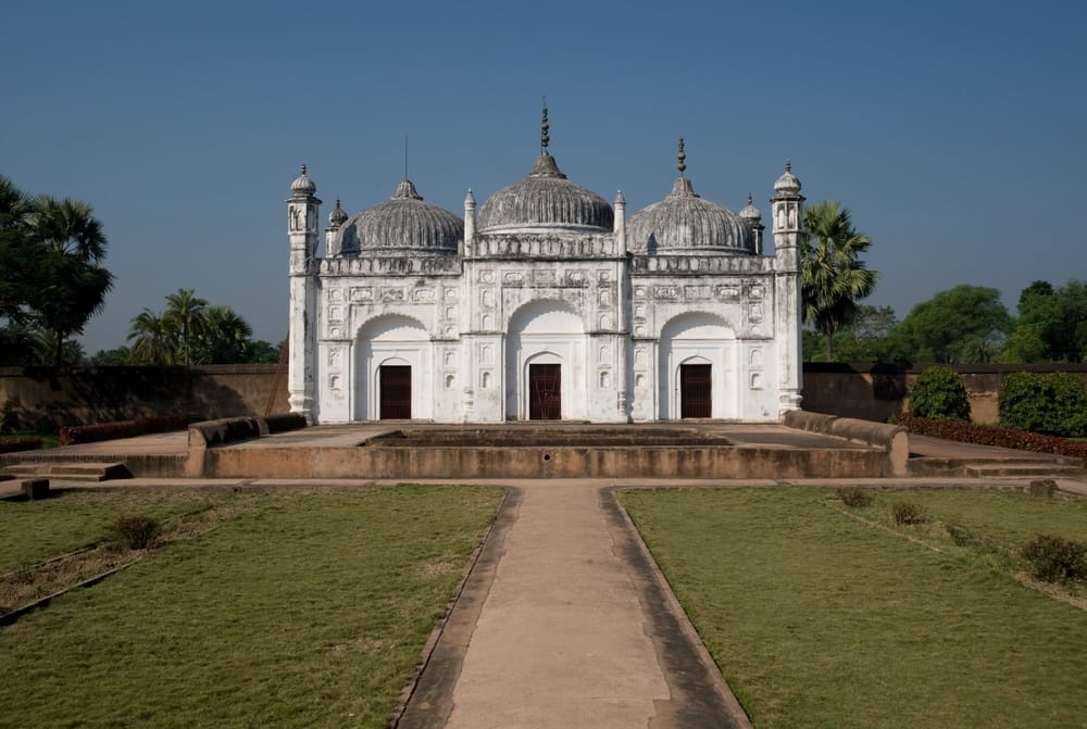 Khosh Bagh, Garden of Happiness, is home to the tombs of Siraj-ud-Daulah and family in Murshidabad