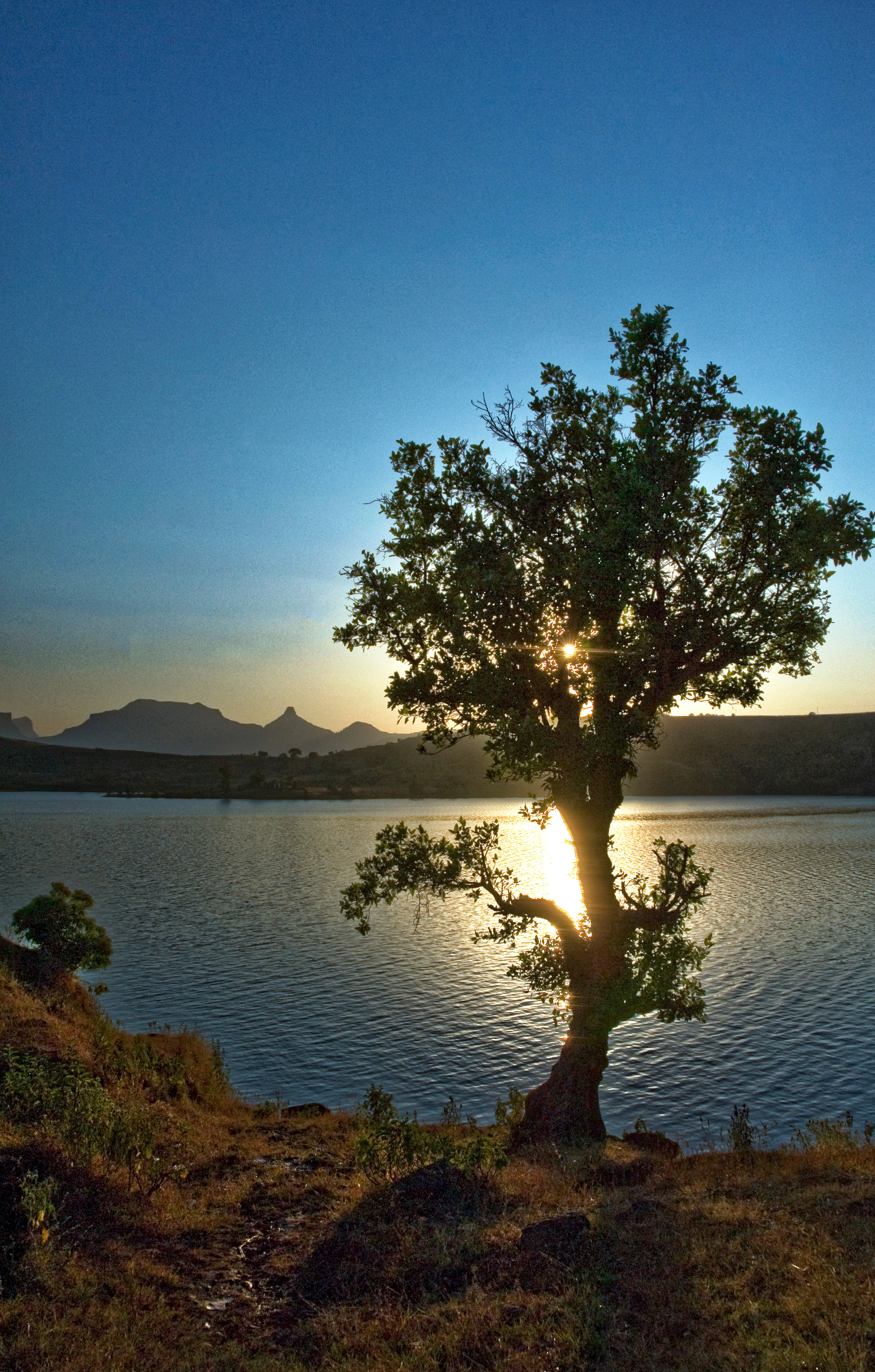 A view of the sunrise in Bhandardara