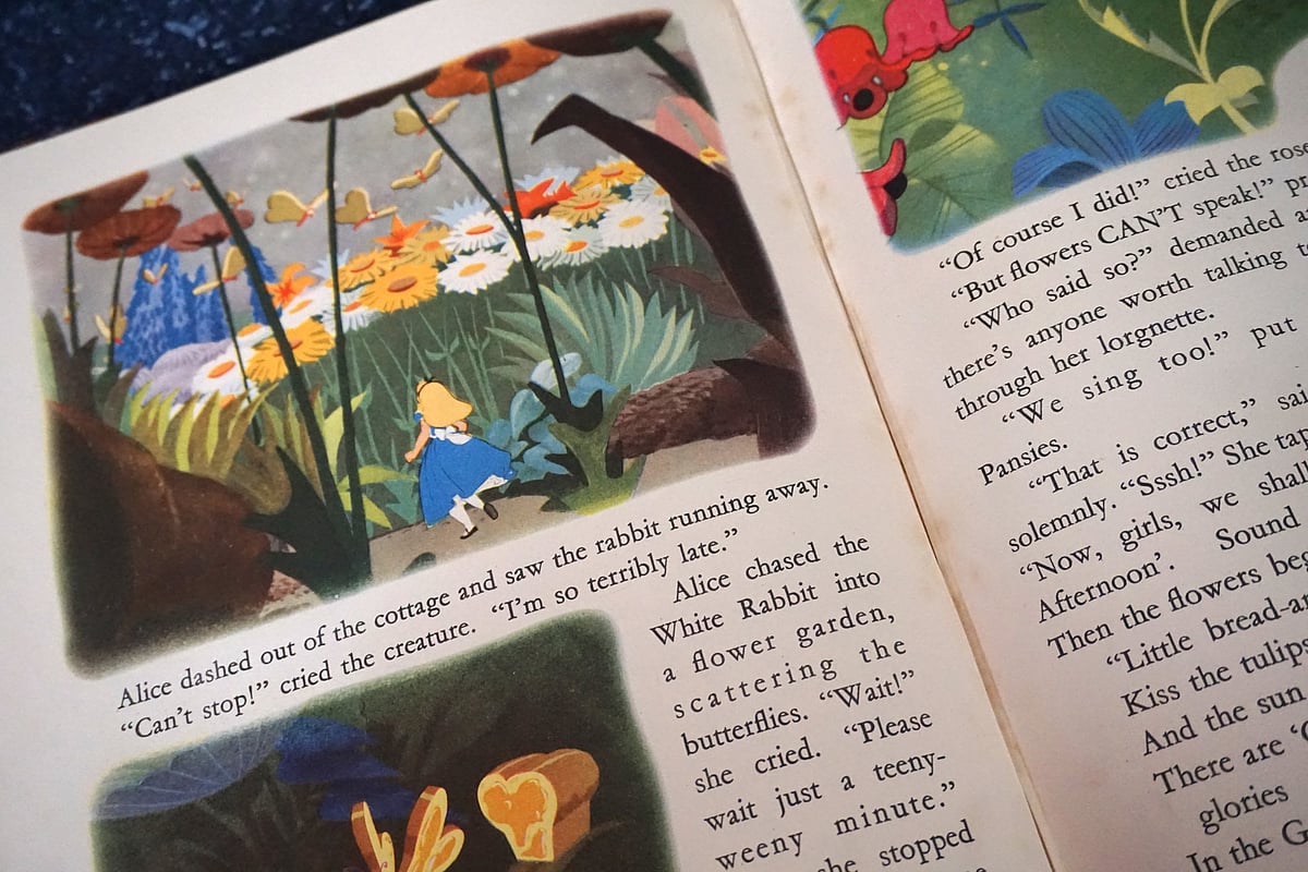 An illustrated version of Alice Adventures in Wonderland by Lewis Carroll