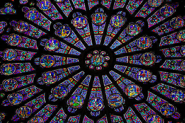 The famed rose windows