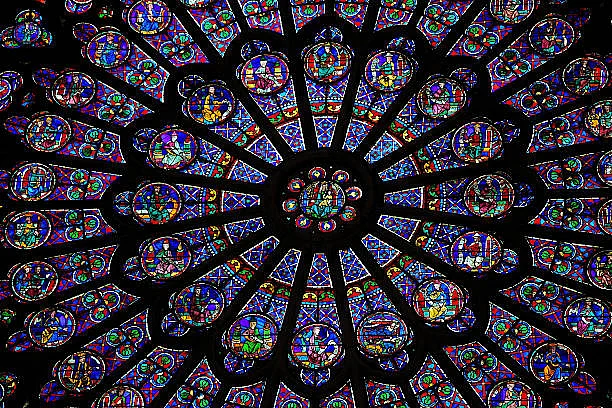 The famed rose windows