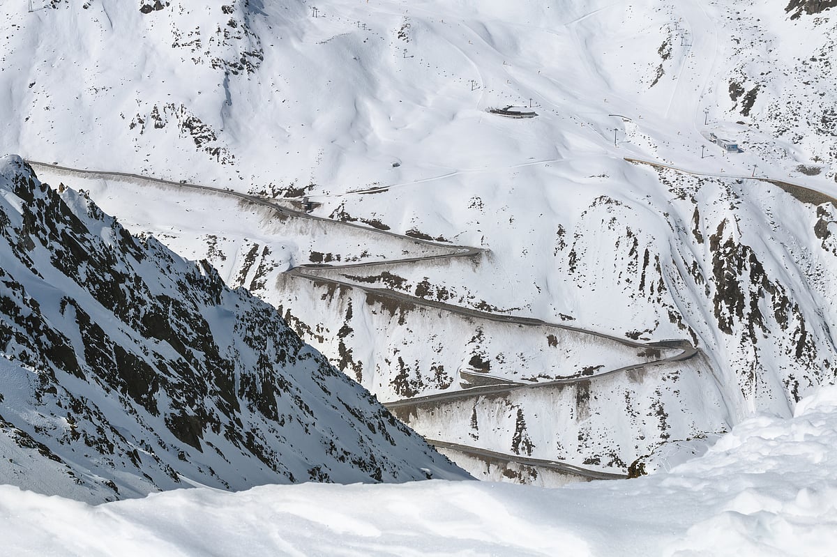 A view of the Ötztal Glacier