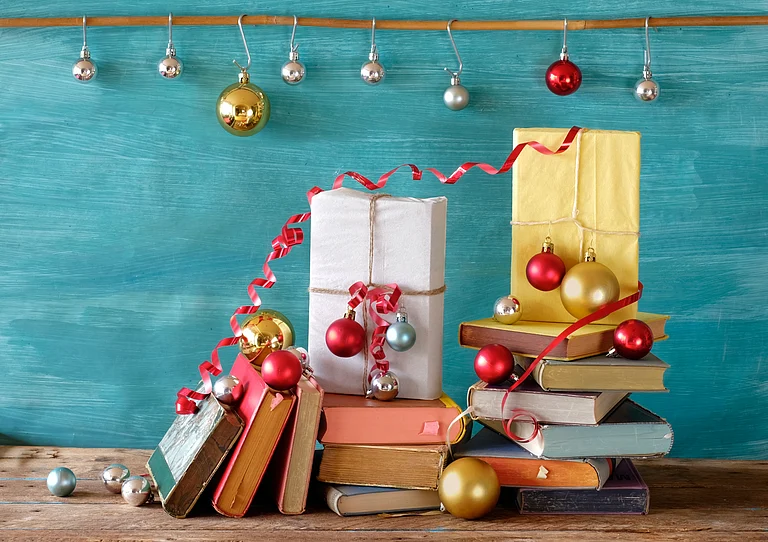 Books make for the perfect gift all year round but Christmas is particularly special - wamsler/Shutterstock