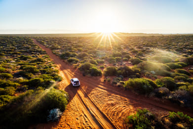 Shutterstock : Francois Peron National Park on the Peron Peninsula in Western Australia, 726 kilometres north of Perth
