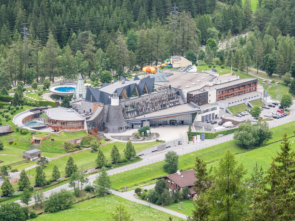 A view of the Aqua Dome at Tyrol, Austria