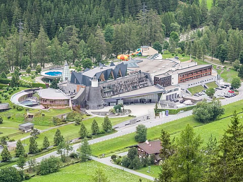 A view of the Aqua Dome at Tyrol, Austria