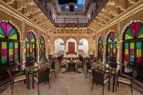 Inside the heritage space of Badi Kothi