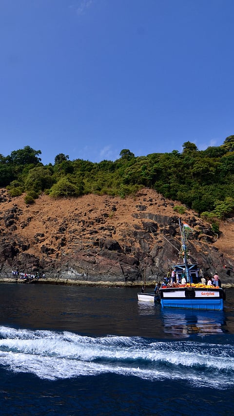 A view of the Netrani Island