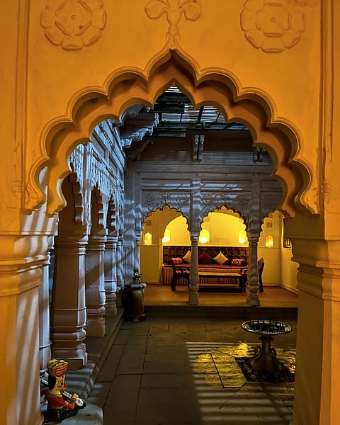 The heritage stay is located close to the Ganga