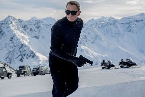 A shot from 'Spectre' in Tyrol