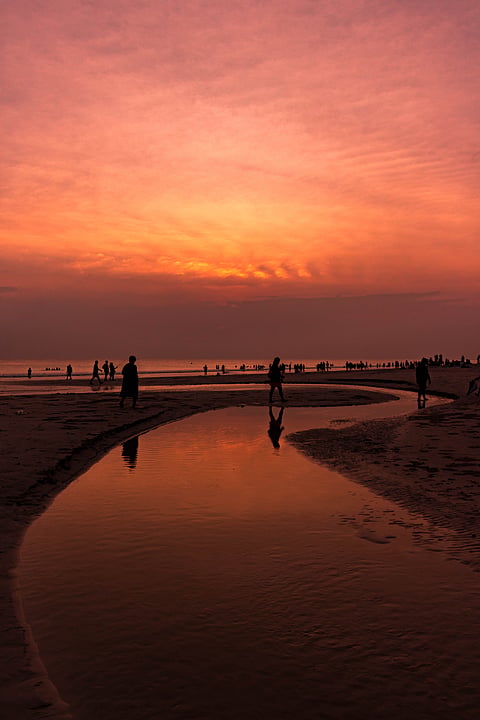 Sunset at Radhanagar Beach
