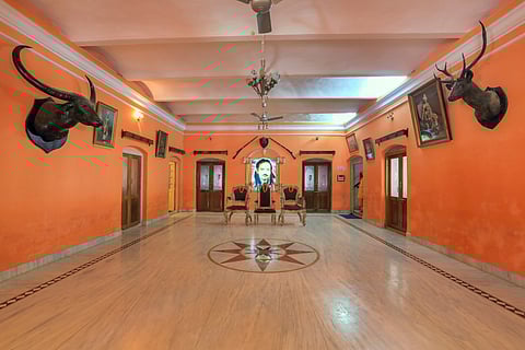 Interior view of Bastar Palace 