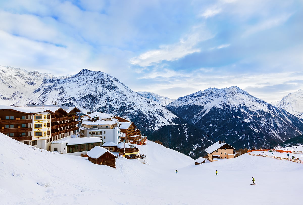 Mountains and ski resorts in Sölden 