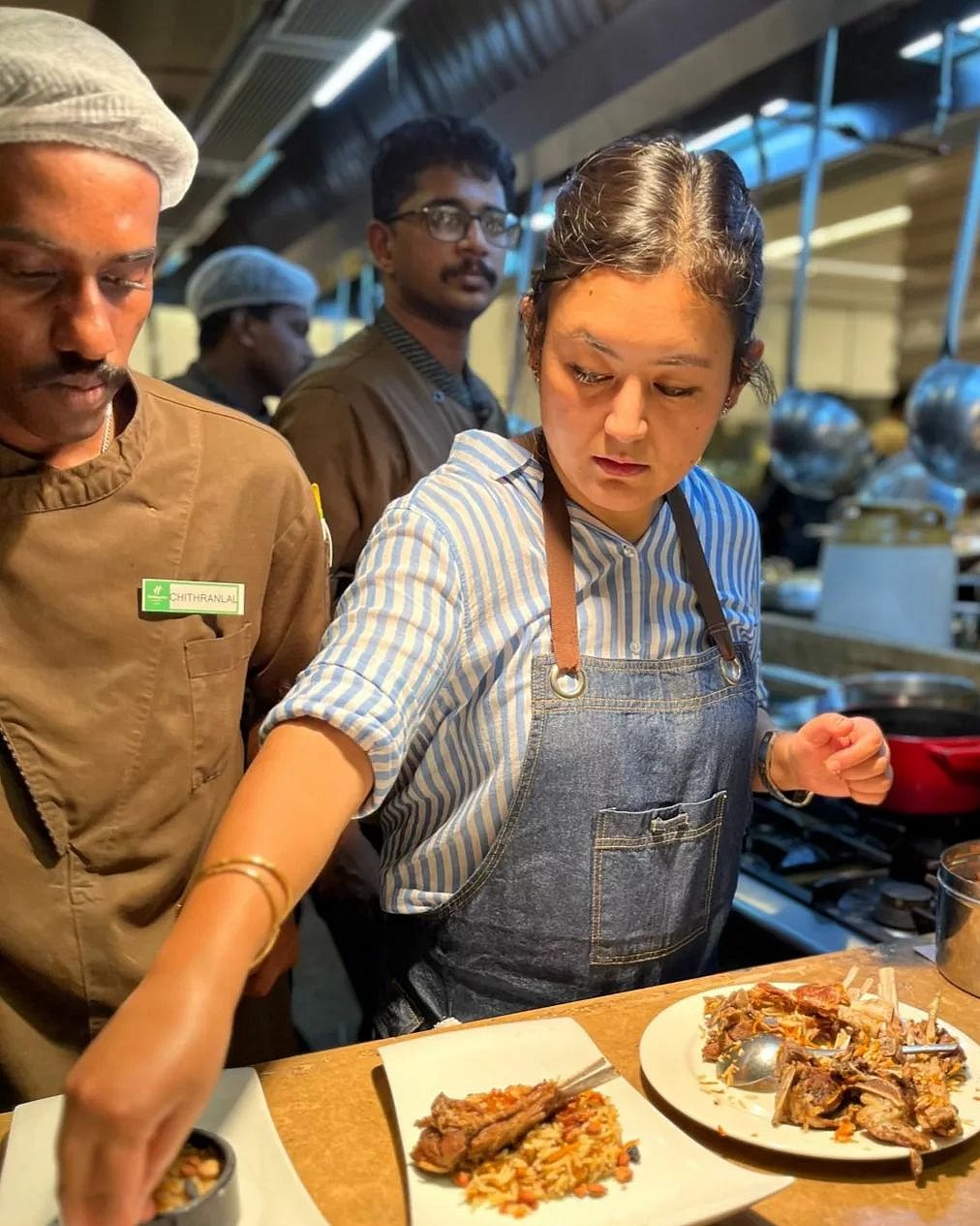 Kunzes Angmo, a food researcher, chef, and founder of Artisanal Alchemy in Leh