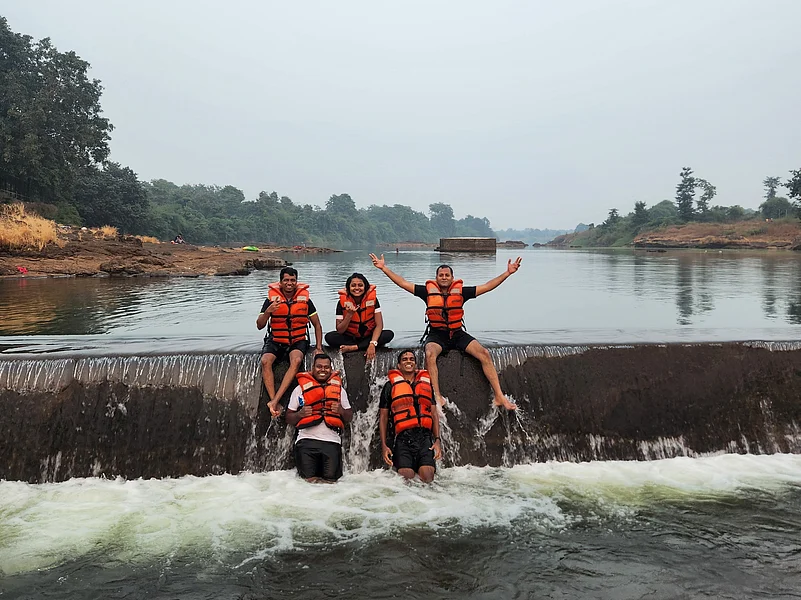 Attendees of a Natventure Holiday experience