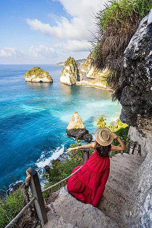 Shutterstock : A tourist seen in Nusa Penida (representational image)