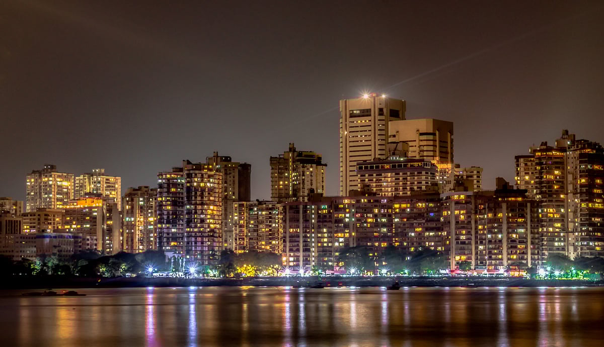 wassup6730/Shutterstock : The skyline of Colaba in Mumbai