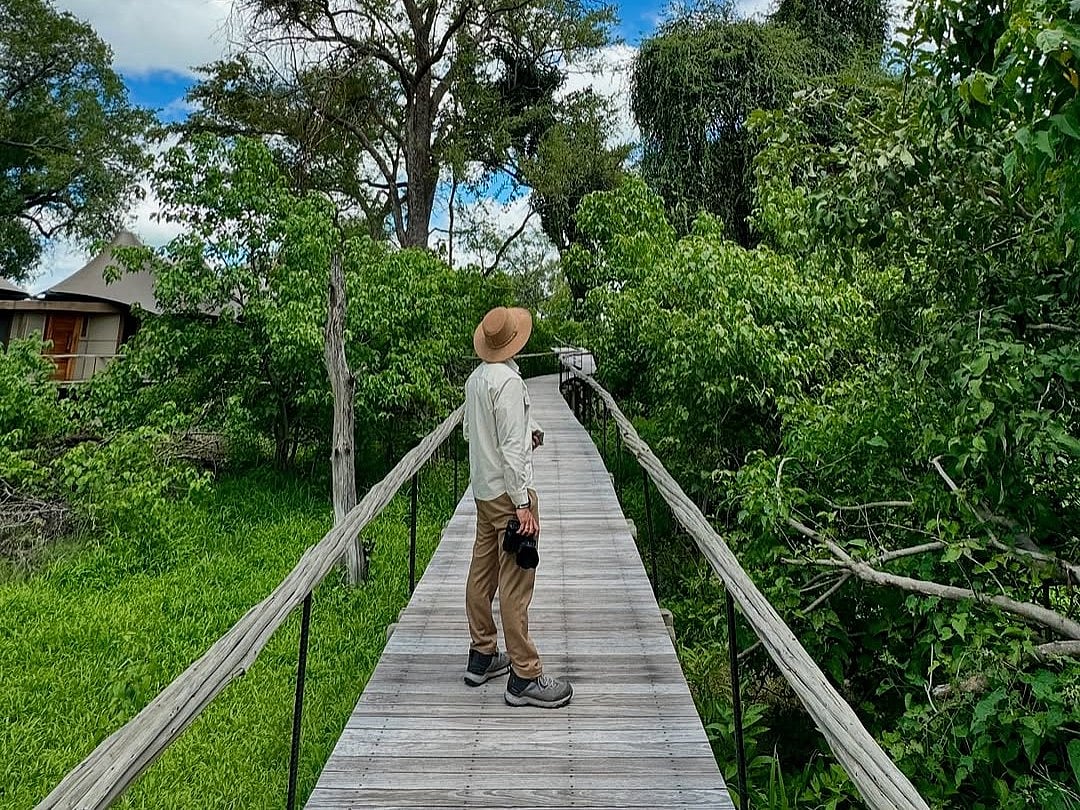 Suyash Keshari at the Ameliya Safaris partner luxury stay in Botswana, South Africa 