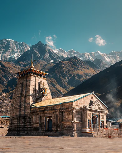Shutterstock : A view of the iconic Kedarnath Temple