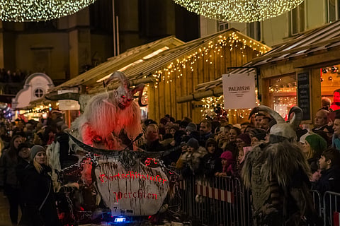 The Bad Santa tradition has gained massive popularity in Austria