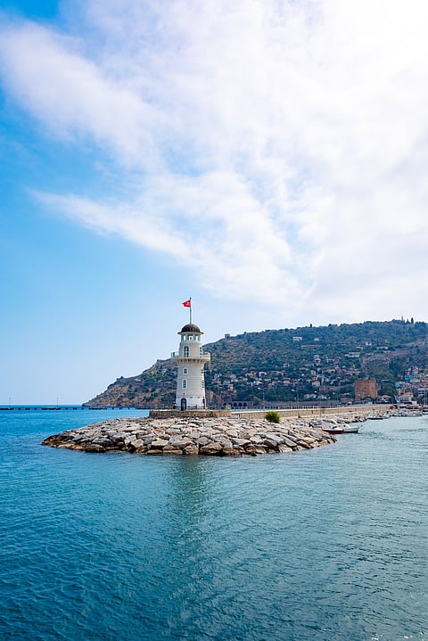A view of the Mediterranean coast of Türkiye