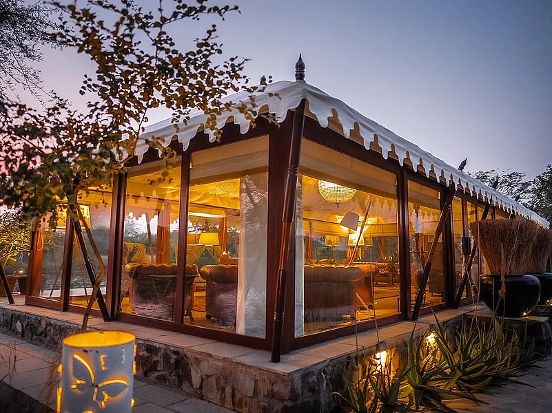 At the Blackbuck Lodge, Velavadar National Park