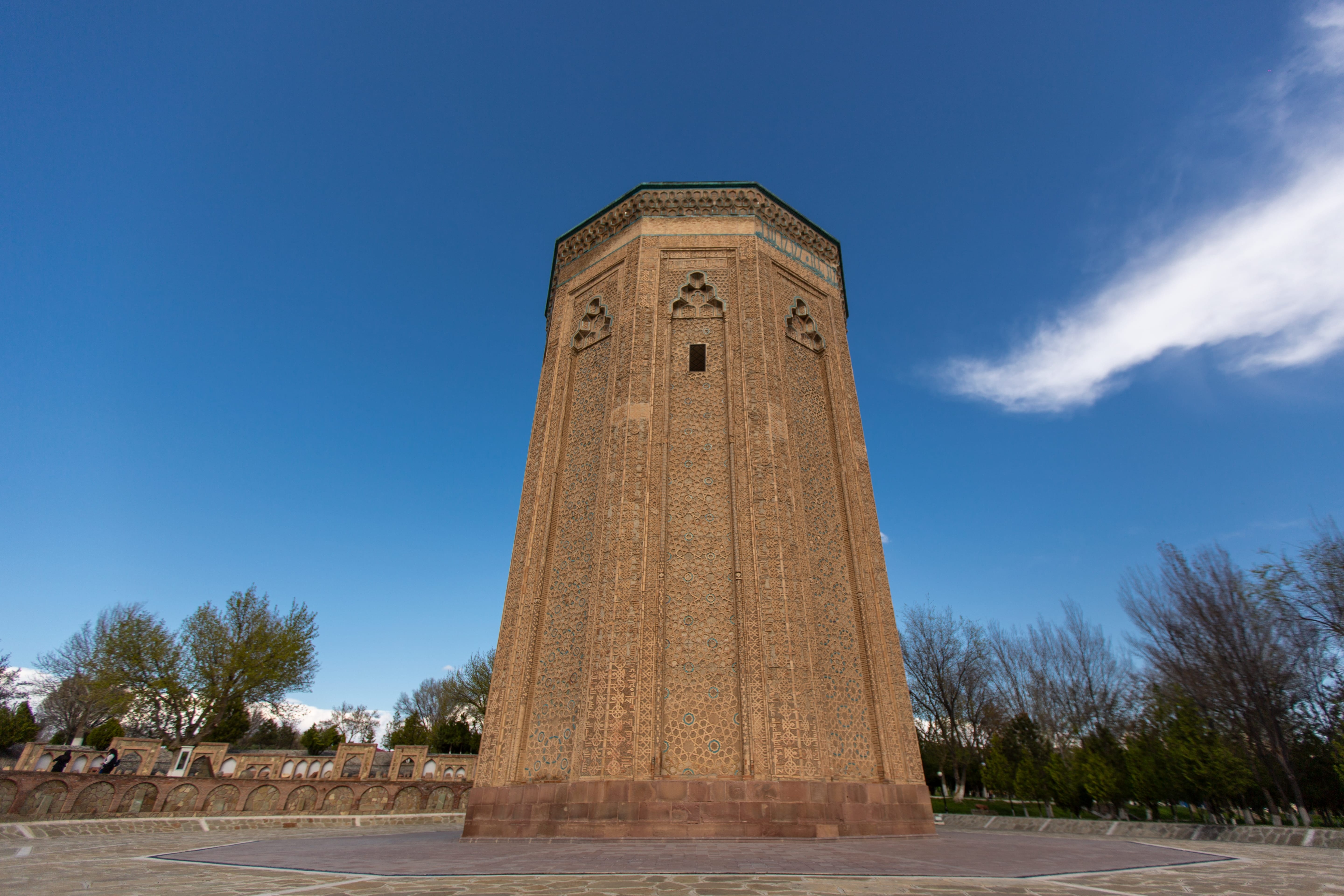The 12th-century Mausoleum of Momine Khatin is one of the oldest monuments in the Islamic East built in honour of a woman
