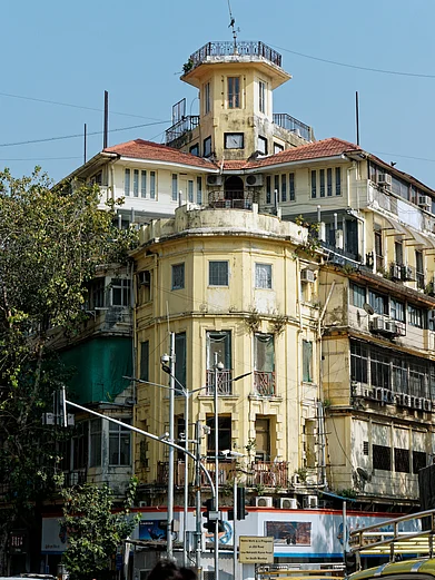Shutterstock : A classic art deco building, Cutch Castle, near Opera House at Bombay