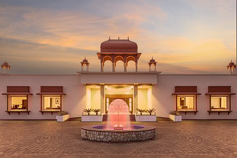 The facade of Bookmark Resorts Jogi Mahal