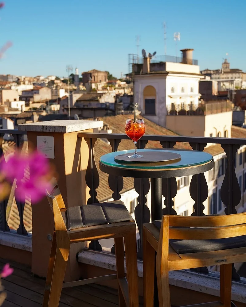 Guests can host private parties on the terrace which offers great views