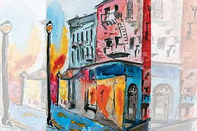 Illustration: Nitin Chaudhary : The streets of Addis Ababa