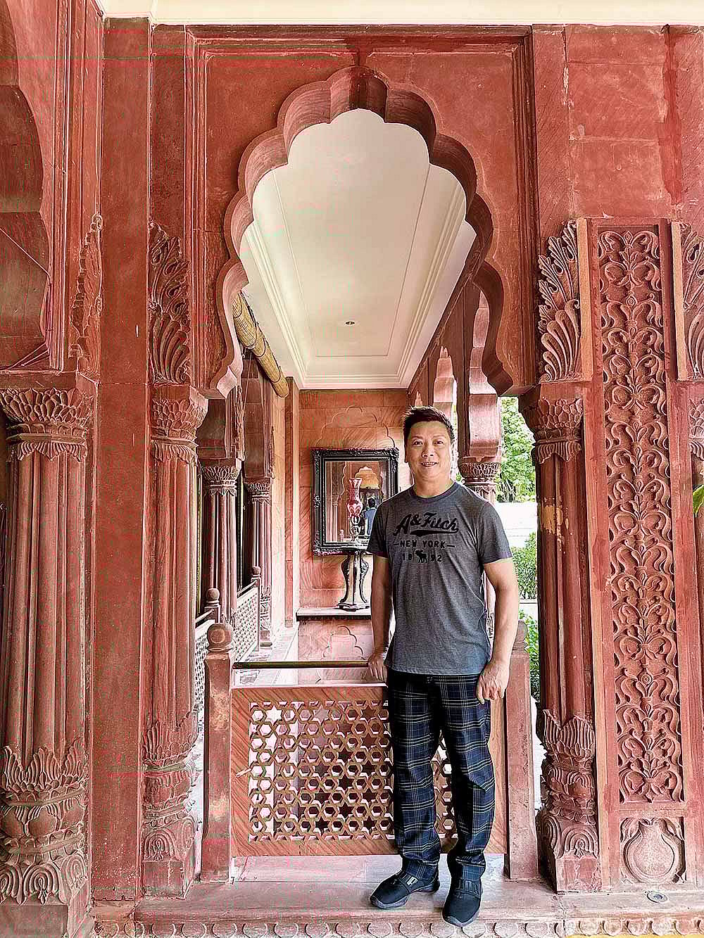 Wong at Narendra Bhawan, Bikaner