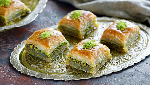 Sample the Turkish dessert Baklava 