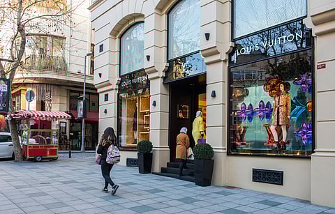 A Louis Vuitton store in Nisantasi, Istanbul