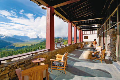 Courtesy: Mark Wong : Gangtey Lodge is nestled in Bhutans Phobjikha Valley