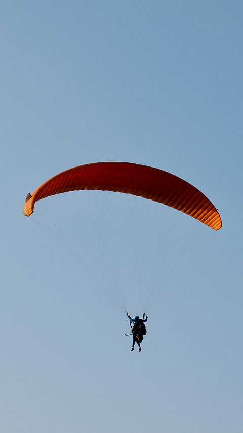 Paragliding in the Nandi Hills