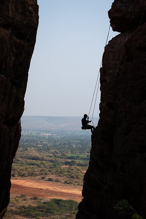 Badami is a climber's paradise