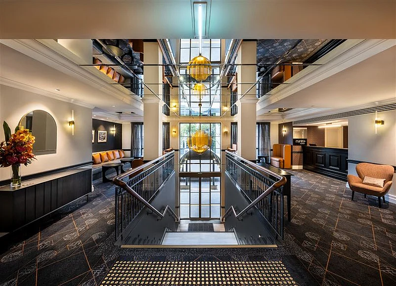 The lobby of Mantra on Jolimont