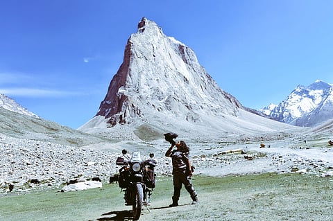 Kanchan Ugursandi in the Zanskar area in Kargil, Ladakh