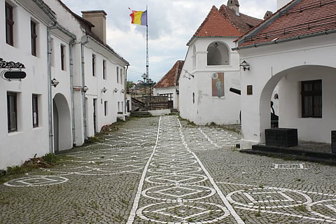 The Cetățuia Brașovului, popularly known as the Citadel of the Guard, is a small hilltop citadel that dates back to the 16th century. Tourists today use the site as a viewpoint for panoramic sights of the city